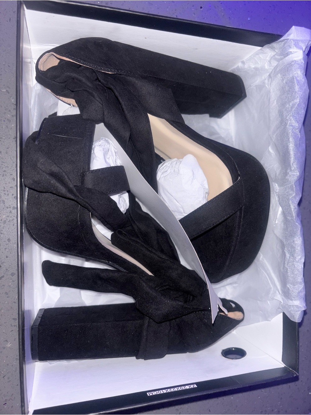 BABYBOO Danica Block Heels - Black